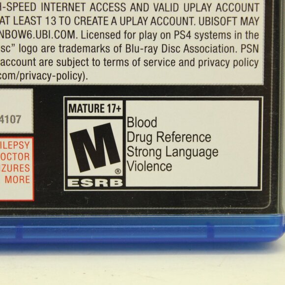 Tom Clancy's Rainbow Six Siege (PlayStation 4, 2015) PS4 Game & Case Tested! - Picture 4 of 6